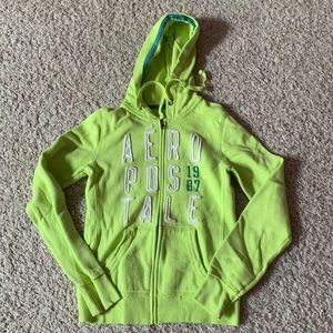 Aeropostale zip up hooded sweatshirt